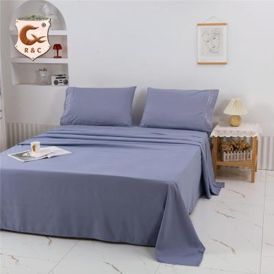 China Nondisposable Cheap Price 3Pcs/4Pcs Solid Color Comforter Covers With Pillowcases 100% Polyester Comfort Comforter Bedding Set for sale