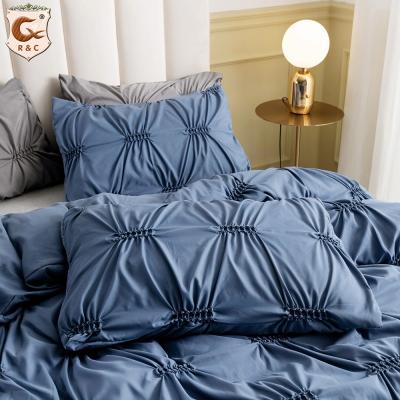 China Hot Sale Disposable Bed Sheet Set 100% Cotton , Luxury And Cheap Set Bed Sheet for sale