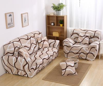 China Modern Hot Line Modern Knitting Listings 3-Seats Beautiful Sofa Cover Waterproof Sofa Cover for sale