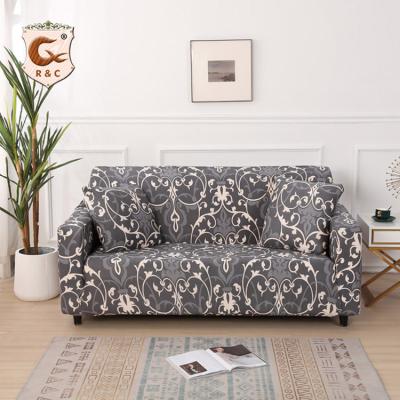 China Wholesale Custom Sofa Cover High Stretch Elastic Sofa Cover Fashion Design Printing Sofa Cover Hot Sale for sale