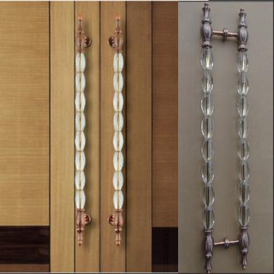 China RB-2012 Crystal Glass Door Luxury Aluminum Door Handles for sale