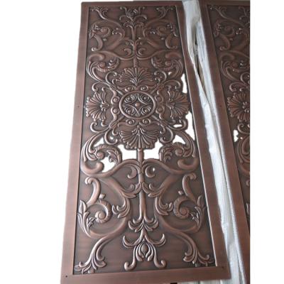 China American style luxury antique relief wall aluminum murals design for hotel home decoration for sale