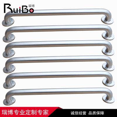 China Shower Room 304 Stainless Steel Word Bathroom Handrails Handrails Handlebar Accessible Single Handlebar for sale