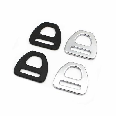 China Personalized Custom Logo 20mm/25mm/38mm Pet Harness Vest Buckle Hardware Dee D Clip For Pet Harness for sale