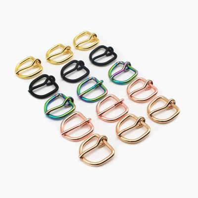 China New Stype 20mm Metal D Clips Pin Buckle For Dog Collar Hardware Viable Belt Buckles D Ring Belt Buckles for sale