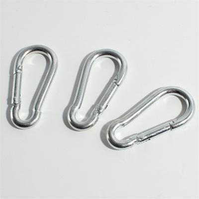 China Factory Stocked Wholesale Cheap Stainless Steel Climbing Hook Snap Hook Carabiner for sale