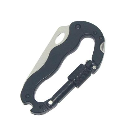 China Stored High Quality Multi Function Increasing Carabiner Survival Climbing Tool for sale