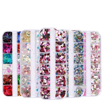 China Wellflyer NABD-052 Wholesale Nail Art Stickers Decals 3D Decoration DIY Paper Self Adhesive Acrylic for sale