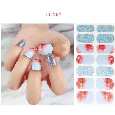 China Wellflyer NAST-002-9 7Kinds 14 Series 3D Paper Sheets Bronzing Nail Art Decals DIY Stickers For Design for sale