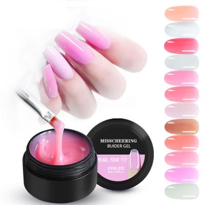 China 3d Nail Art DIY Decoration 12Colors 15ml Quick Poly Nail Builder Gel For Extension Finger Length Builder Acrylic UV Gel Polish DIY Manicure Designs for sale