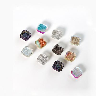 China Wholesale 2020 Crystal Flatback Anaglyph Square For Nail Art for sale