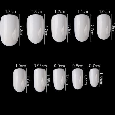 China Wholesale 600pcs/bag Design Wholesale 600pcs/bag False Nails Full Cover Short Drawing Nail Tips for sale