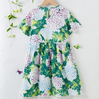 China Fashion / Casual High Quality Loose Kid Sportswear New Kids Wear Short Sleeve Dress for sale