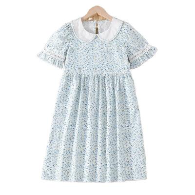 China Fashion / Casual New Type Cute Casual Floral Clothes Baby Girl Dress Elegant Dresses for sale