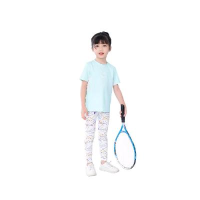 China Excellent Breathable Round Neck Wrinkle Resistance Kids Athletics T-Shirt for sale