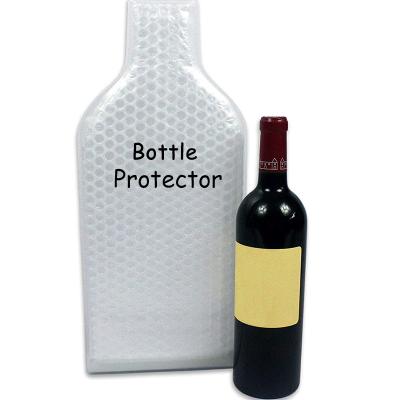 China Reusable Water Proof Wine Bottle Protector Bags For Travel Shipping Mailer Bubble Packaging Custom for sale