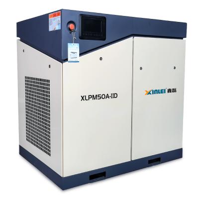 China XLPM50A-IID 2 30hp Stage 22kw 10 Bar Screw Lubricated Air Compressor for sale