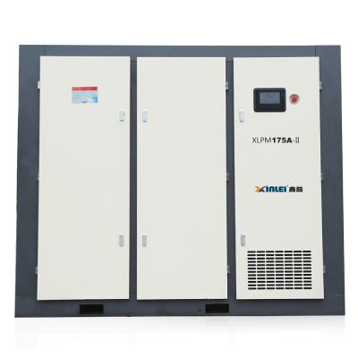 China 200A-XLPM-IID-5bar 200hp 160 kw lubricated two stage low pressure air screw compressor for sale