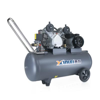 China VD65-100L lubricated 100 liter 100l 3hp belt driven air compressor for sale