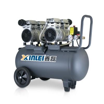 China ZBW64-2-50L 1.5kw 50l 2hp 2 hp quiet oil free quiet lubricated air compressor for sale