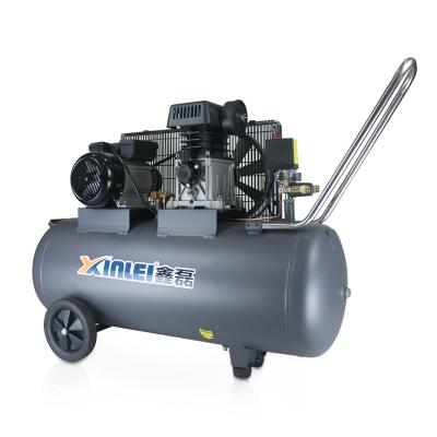 China ZA65-100L lubricated 100 l 3hp 100 liter belt drive air compressor for sale