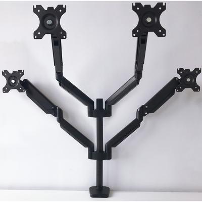 China High Quality AG8-44 Fender Monitor Arms Fender Monitor Mount And 4 Screens Stand for sale