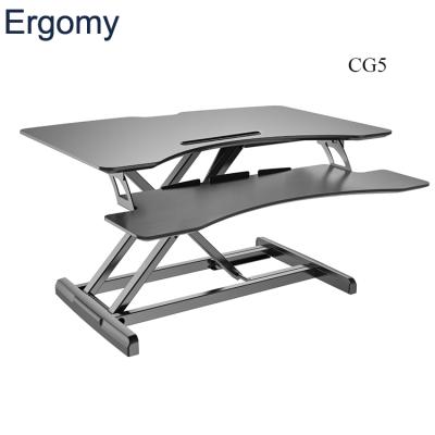 China Commercial Adjustable Furniture CG5 Office Furniture Sit-Rack Desk And Sit Stand Workstation Desk for sale