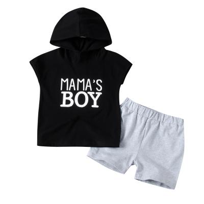 China New Baby Boy Casual Clothes Sets Summer Shorts Sleeve Shirt Infant Newborn Kids Wear Boys Suit With Hat for sale