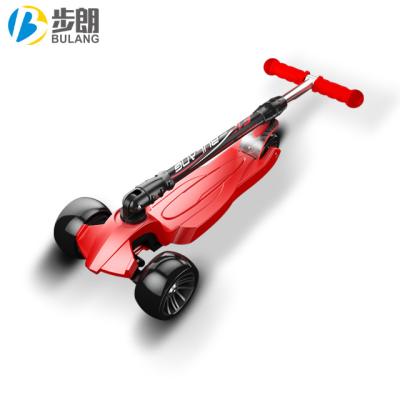 China Safe And Stable Quality China Popular Plastic Mobility Child Kick Three Wheel Kids Scooter With Light for sale