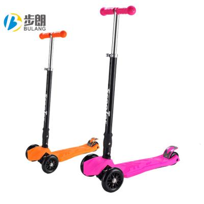 China Safe And Stable Quality Big Wheel Light Up Wheels Kids 3 Wheel Scooter for sale