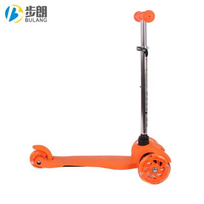 China New Quality Safe And Stable 3 Wheel Lighted Foldable Kids Kick Scooter For Teenagers for sale