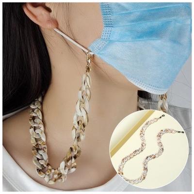 China Wholesale DIY Fashionable Custom Acrylic Chain Transparent Jewelry Handbag Strap Chains Cellulose Acetate Elegant Clear Links Shoulder Strap for sale