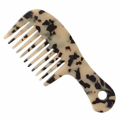 China High Quality Wide Hair Comb Cellulose Acetate Resin Tooth Hair Decoration CET Factory Custom Fashion Jewelry Accessories For Women And Men Hair for sale