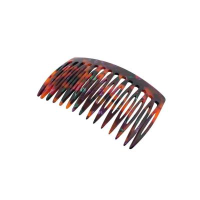 China Hair Decoration Factory Hot Selling Tortoiseshell Cellulose Acetate Resin Classic Hair Comb For Jewelry Wholesale Custom Woman Fashion Accessories for sale