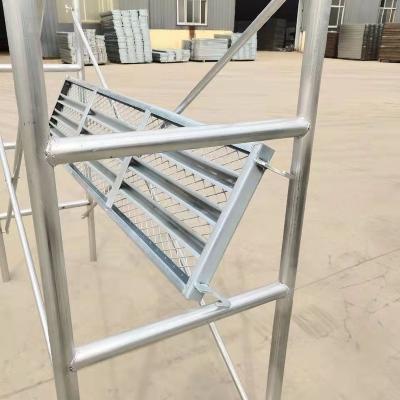 China Modern Construction Building Material H Frame Steel Scaffolding For Sale Scaffolding Frame Types for sale