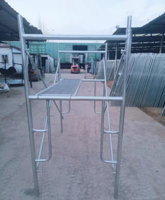 China Modern Ladder/Door/H Frame Scaffold Steel Frame Tubular Scaffolding For Skyscrapers for sale