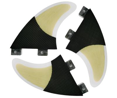 China Hgh Quality Quad Surf Fin Set / Bamboo Veneer FCS G7 for sale