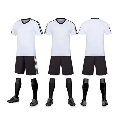 China Sets 2022 Hot Selling Adult Mens Soccer Team Training Uniforms Sporty Fast Custom Made Dry Breathable Soccer T-Shirt Shorts Tank Top Sets for sale