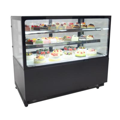 China Glass Door Bakery Display Refrigerator Deli Cake Freezer Display Commercial Fridge Refrigerators for sale