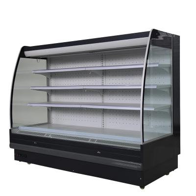 China Multideck Supermarket Lay Out Hot Sale Commercial Supermarket Refrigerator Freezer Vegetable Open Display Shelves For Supermarket for sale