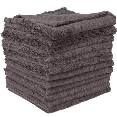 China Universal Cheap Pile Cutting Water Absorption 80 Polyester 20 Polyamide Microfiber Terry Cloth Towels Running Towels For Car Cleaning for sale