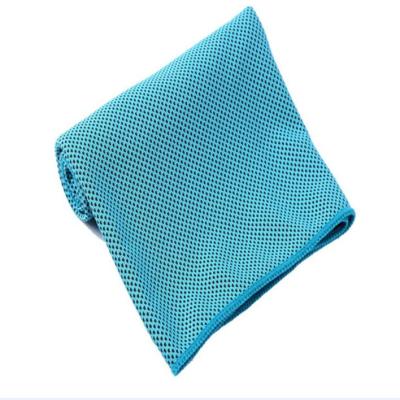 China Compressed hot sale lightweight gym used custom printed logo pva microfiber instant ice sports cooling towel for sale