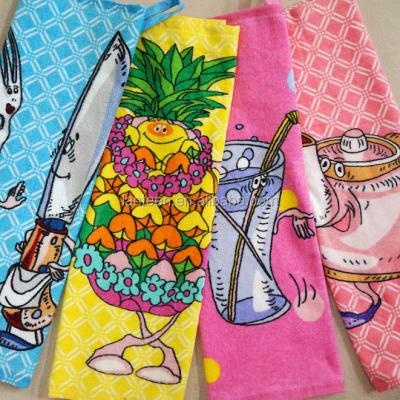 China Biggest sale 100%microfiber compressed thermal transfer factory printing dye photo printed personalized tea towel for sale