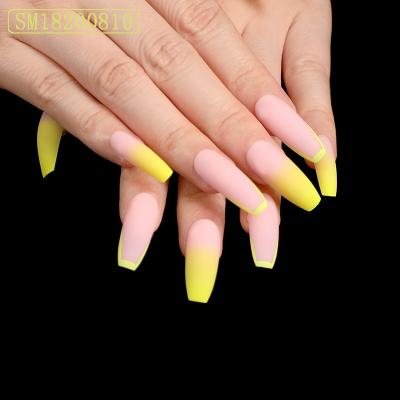 China Meaterial Artificial Fingernail Tips Full Cover Eco-friendly False Nail Tips Press On False Nail Tips French Nail Tips for sale