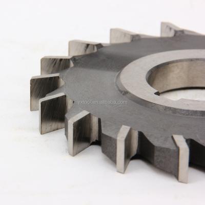 China HIGH SPEED STEEL Disc Type Single Face Milling Cutter HSS Corrugated Cutter 80x5 for sale