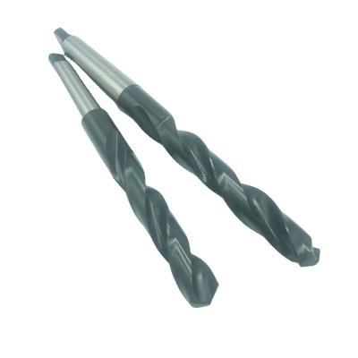 China DIN345 Metal Drilling Fully Ground Morse Taper Shank Torsion Drill Bits HSS Cobalt Drill For Stainless Steel for sale