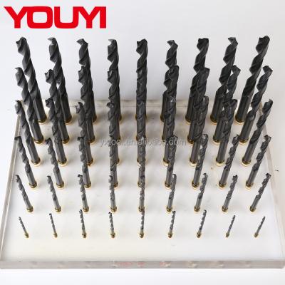 China Metal Drilling HSS M2 Twist Drill In Black Oxide DIN338 Straight Leg Drills for sale