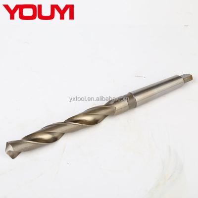 China DIN345 HSS metal drilling machine tools for YOUYI metal morse drill taper leg drills 20MM for sale