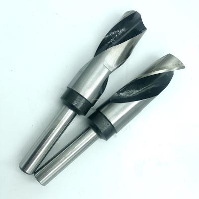 China Deming 1/2 Shank Twist Drilling And Torsion Drilling HSS Silver Inch Reduced Bit For Black And White Metal Surface for sale