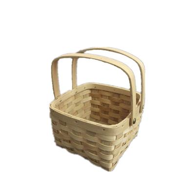 China China Manufacturer Viable Thin Disposable Mini Basket Wood Mini Basket Wood Wholesale for sale